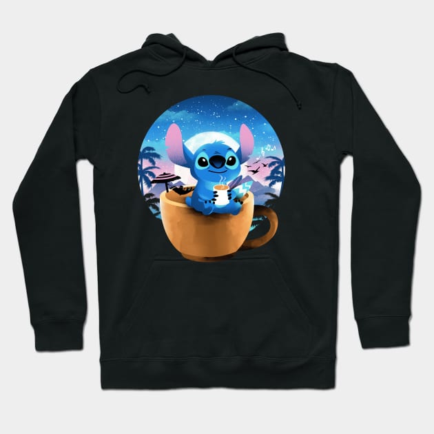 Hawaiian Coffee Hoodie by DANDINGEROZZ